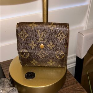 Louis Vuitton Brown Monogram Compact Wallet